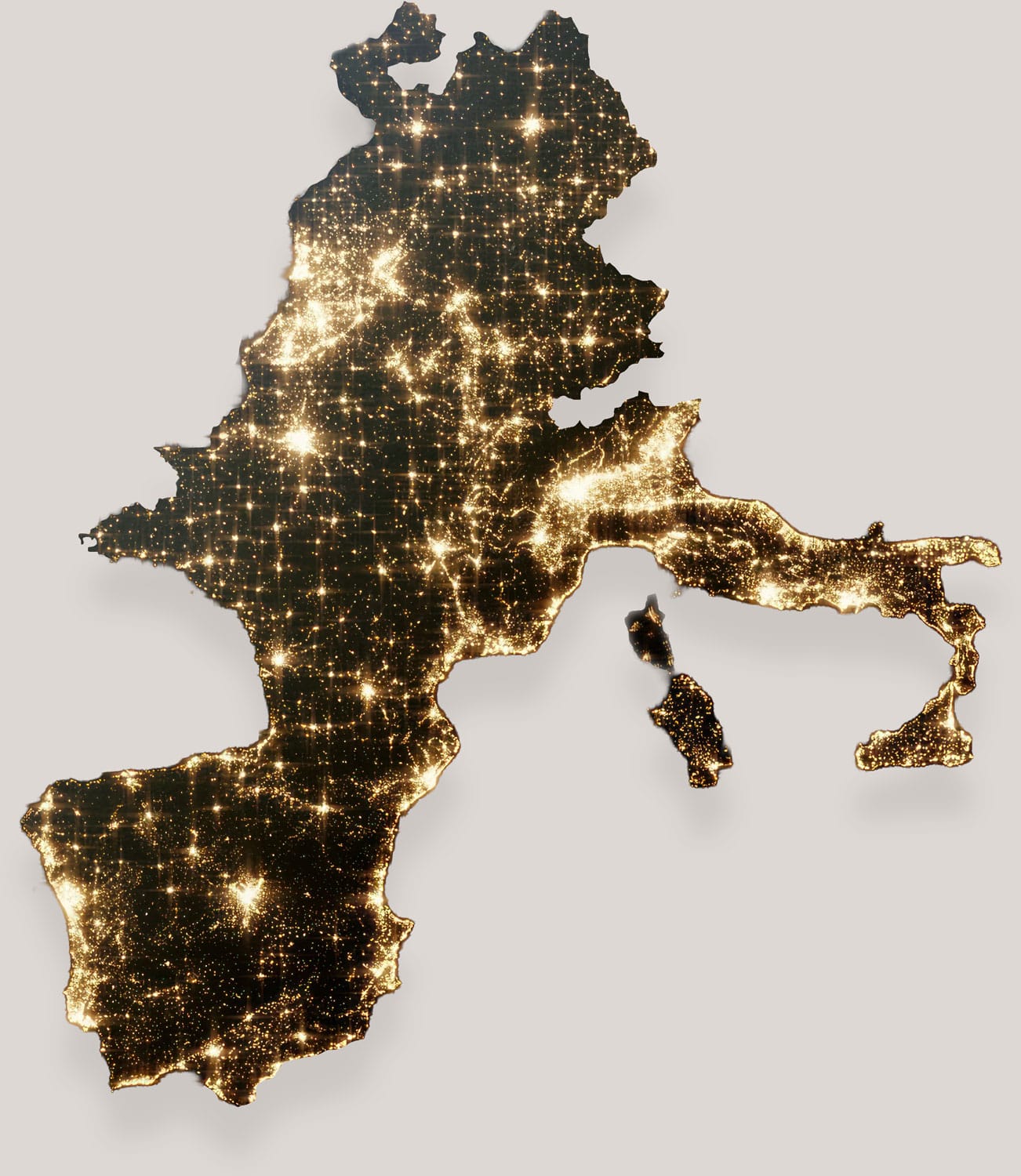 Carte des données de l'Europe avec Maindset Digital